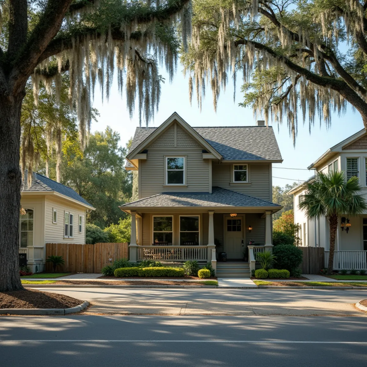 Early wood-frame home with shingle roof near downtown Stuart, FL