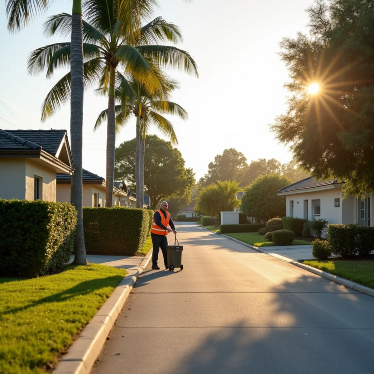 1970s block homes re-covered with flat tile and shingle roofs in Sunrise, FL